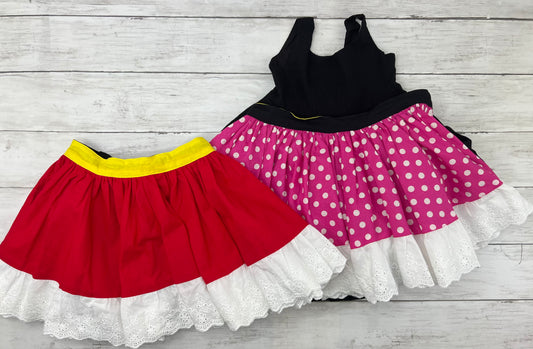 Reversible Girl Mouse Dress & Apron Set