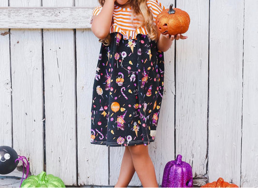 Sweet Halloween Knit Dress